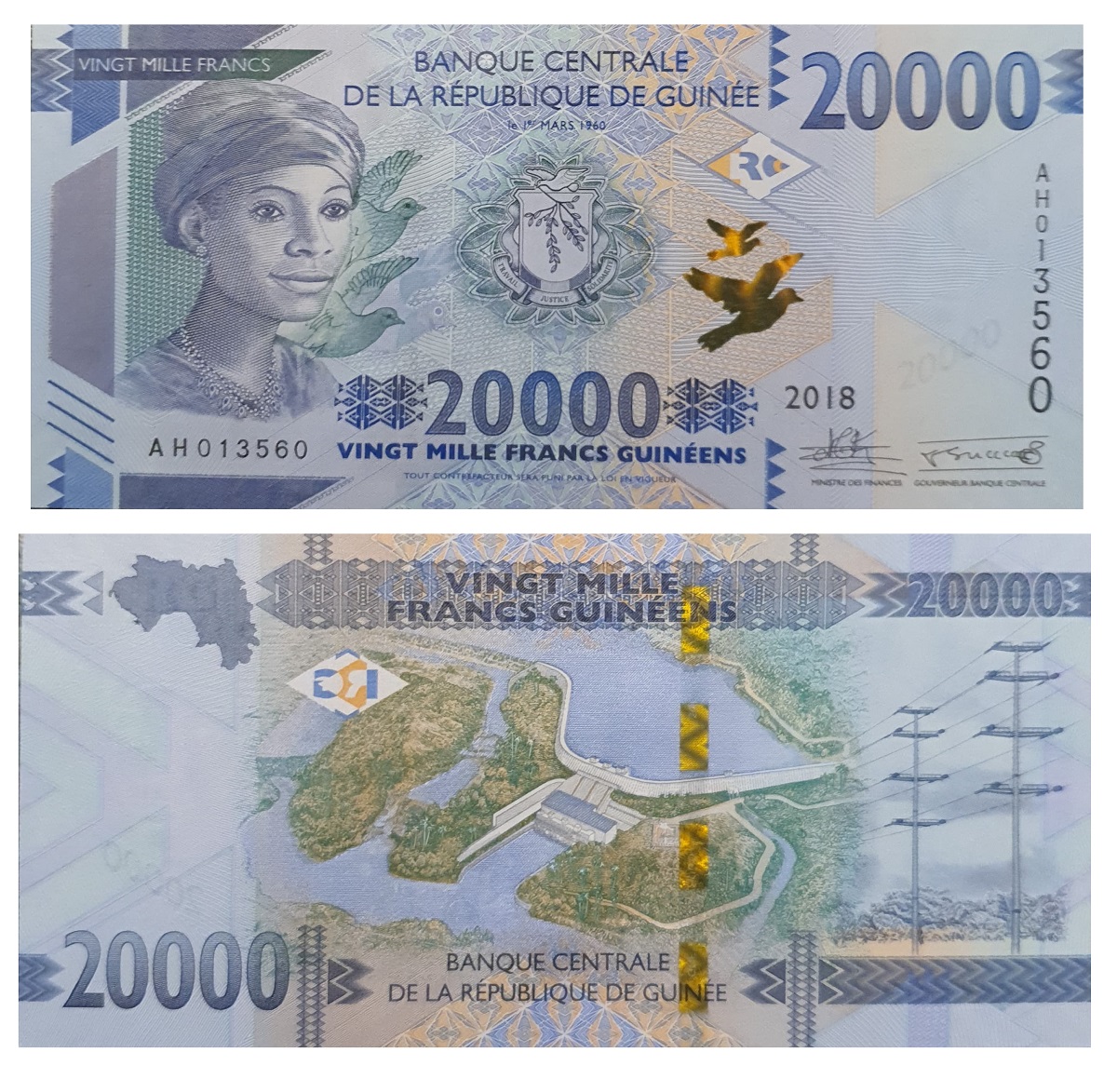 Guinea #50   20.000 Francs Guinéens